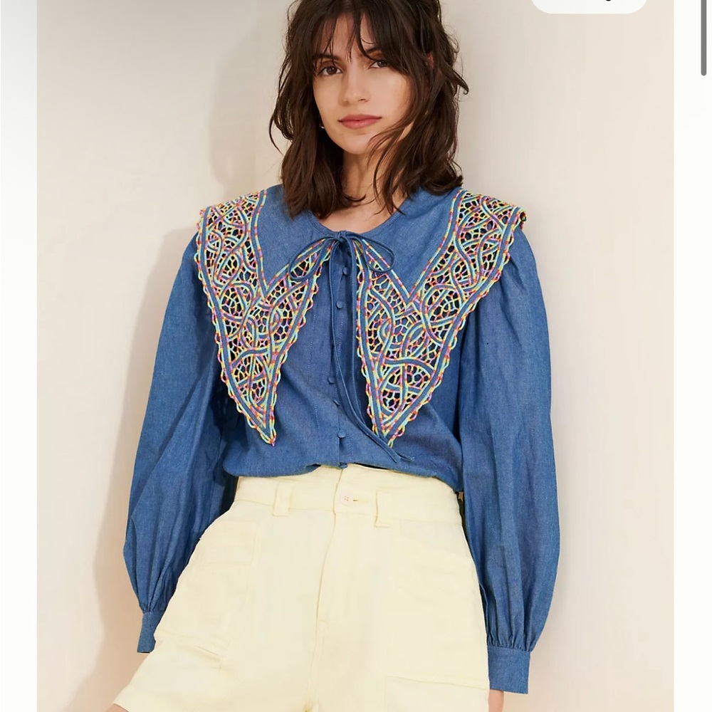 CeliaB Begona Denim Top
